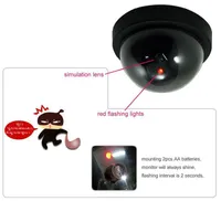 اللاسلكية الأمن المنزلية دمية المراقبة قبة الكاميرا محاكاة مراقبة نصف الكرة مع الأشعة تحت الحمراء ضوء الكاميرات وهمية ups dhl