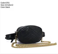 Maccherone PU Leather Brand Borse Borse Donne Borse Fanny Packs Borse a vita Borsa Borse Lady Belt Belt Bag