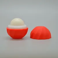 Palla a forma di pallone a forma di labbro del labbro del labbro contenitore 7g Lip Gloss Holder Cream Jars FAI DA TE Eye Gloss Cream Cosmetici Campione Caso Commercio all'ingrosso