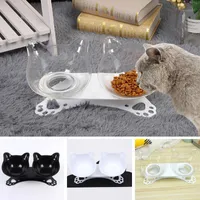2020 Pet Cat Cat Elevated Bowls Durevole Double Bowls Sollevato Stand Cat Numering Annaffiatura Forniture per cani Feeder Pet Fornitures1