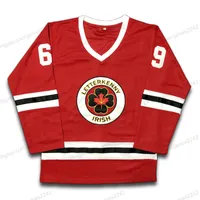 Schip van ons # 69 Shoresy Hockey Jersey TV-serie Letterkenny Iers Jerseys Alle gestikte rode S-3XL