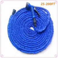 Garden hose magic water watering flexible expandable reels for connector Blue Green 25-200FT gardening farm irrigation H1230