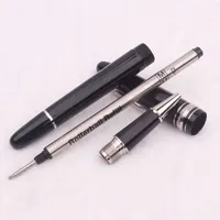 ブラックMSK-145高品質の樹脂ゴールデンシルバークリップローラーボールペンボールペンの噴水ペンオフィススクール用品