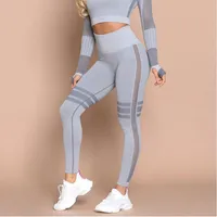 Yoga Kıyafet Focusfit Pantolon Bayanlar Spor Salonu Dantel Nefes Rahat Yüksek Bel Paralel Fitness