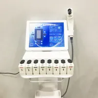 Taşınabilir 3D 4D HIFU Makinası SMAS Kaldırma Yüksek Yoğunluk Yüz Germe Kırışıklık Kaldırma Yağ Azaltma Faical equipemnt için Odaklanmış Ultrason