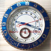 Horloge murale 8style 116680 116681 116688 34cm x 5cm Chronographe de quartz en acier inoxydable 2kg Chronographe bleu Luminescent Homode de décoration