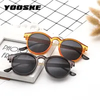 Yooske Brand Round Sunglasses Hommes Femmes Unisexe Rétro Vintage Design Petits Verres Sun Sun pour Hommes Conduite de lunettes de soleil Dames Shades