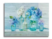 추상 벽 아트 다채로운 꽃 캔버스 욕실 부엌 식당 장식을위한 꽃 그림