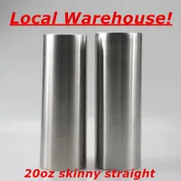Local Warehouse! 20oz mager rakt rostfritt stål trump för glitter metall dubbel isolering vakuum vattenflaskor med lidstraw kaffe mjölk muggar A12