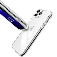 Yeni Clear Telefon Kılıfı iPhone iPhone 11 Şeffaf Darbeye Kapak vakalar için 12 Pro Max XS XR 8 Artı Samsung Galaxy S20 Ultra Plus coque için