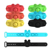 Lovely Wrist Bubble Fidget Toys Sensory Ring Bracelets Decompression Puzzle Press Finger Stress Bracelet Wristband Toya58 a39