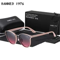 tion Polarized Lady Sunglasses Cat Eye Fashion Women Sun Glasses luxury Woman Female Brand de sol 220124