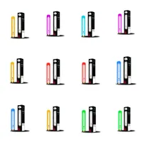 E-TABOO RGB Light Glowing Disposable E Cigarettes Device Kit Vape Pen 1000 Puffs 3.5ml Pod 600mah Battery 12 Colorsa24