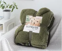 150 * 200 cm volwassen deken 20 kleuren super zachte flanel dekens solide winter bed sofa cover bedspread reisdekens gratis verzending
