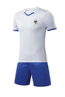 Angers SCO 22 새로운 남성용 Tracksuits 옷깃 축구 훈련 정장 야외 실행 티셔츠 팬 버전 반팔 셔츠