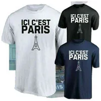 티셔츠 "파리에 오신 것을 환영합니다", 남성과 여성, 코튼 셔츠 기쁨 msi ici c t d de paris, 팬 천, 30