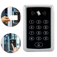 مع 10 Keyfob Access Control Swipe Card بصمات الأصابع RFID رمز لقفل الباب حماية كلمة المرور نظام الأمن