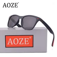 Solglasögon 2021 Lyx Aoze Brand Classic Fashion Men Kvinnor Polariserad UV400 Travel 4195 Solglasögon Oculos Gafas G15 Male1