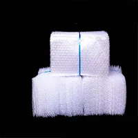 Bubble Cushioning Wrap 8x10cm 0.06mm Anti-Shock Foam Packing White Bag Utility Buffer Pouch Practical Fragile Packaging