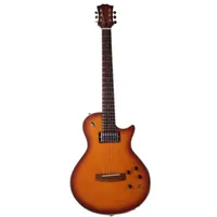 Resa Silent Electric Acoustic Guitar Portable Byggt i verkan reverb Fördröjning inuti Sunburst Spruce Top