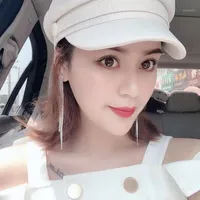 Bereler Chapeau Femme Kemik Masculino Japon Retro Beyaz Düz Üst Pamuk Donanma Şapka Kadın Sekizgen Bere Cappello Donna Kapelusz Gorras