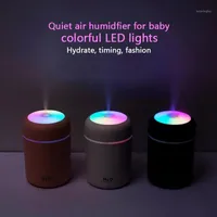 CE 초음파 멋진 안개 가습기 시간 냉각기 물 가습기 미니 모이스터 LED 다채로운 안개 나노 스프레이 자동차 아기 bed1