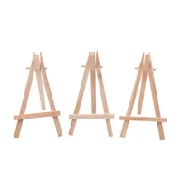 7x12.5cm mini wooden tripod easel Small Wood Display Stand for Artist Painting Business Card Displaying Photos Painting Supplies Wood