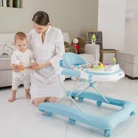 Baby Walkers Infant Child 6/7 To 18 Months Prevent Rollover Multi-function Music U Shape Learn Walker With Drivin