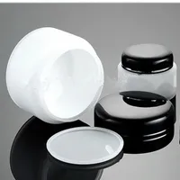 10 stks / partij 15G 30G 50G Nieuwe Dubbele Lagen PP Cream Jar Verpakking Doos met Wit Deksel Kleur Plastic Fles met schroefdraad
