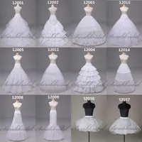 Erhältlich auf Lager Meerjungfrau Ballkleid lange kurze Brautkleider Brautkleider Petticoat Unterkirt mehr Volumen