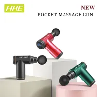 Mini Massage Gun Muscle Relaxation Dor Relevo USB Recarregável Voltar Massageiro Armas Para Fitness Vibrando Fascia Gun Gun Health Care 220121