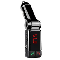 BC06 Bluetooth Kit Car Mani Trasmettitore FM Musica wireless Ricevitore LCD Auto MP3 Player Dual USB Caricatore Privato
