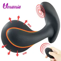 Nxy Remote Control Anal Ball Butt Plug Dildo Vibrator Inflatable Huge Male Prostate Massager Big Expansion Gay Toy For Women Men 0121