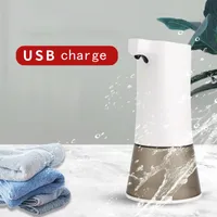 USB Opladen Auto Schuimen Zeepdispenser Smart Seneeur Touchless Hand Washer Sanitizer voor Familie Kinderen Antibacteriële Y200407