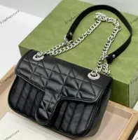 고품질 여성 미니 Marmont 가방 패션 레이디 Newset 작은 클래식 체인 크로스 바디 어깨 가방 핸드백 클러치 지갑 가방 토트