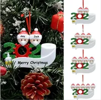 DHL Gemi Stokta Noel Süs DIY 2020 Karantina Noel Doğum Günü Partisi Pandemik Sosyal Uzaksal Noel Ağacı Aksesuarları