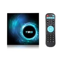 T95 TV Box Android 10 4GB 32GB 64GB 1080P 6K Home Smart Media Player Set Top Box Android10 Allwinner H616 Quad Core Wifi Boxes