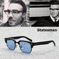 Jackjad 2020 Nueva Moda El estadista Beckham Gafas de sol Marco de gafas Marco Vintage Diseño de marca Myopia Optical Oculos de Grau Sol1