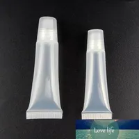 10pcs / pack 5ml / 10ml Svuotare Lip Gloss tubi riutilizzabile vuota estetica Tubes Lip Gloss contenitori trasparenti cosmetici attrezzo di trucco