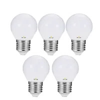 220-240V LED-Glühlampen 7W E27 LED-Scheinwerfer-Lampe-Lampe Globus Glühbirnen Frosted LED-Filament-Indoor-Birne für Deckenbeleuchtung weiß 5 stücke