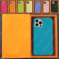 Fundas de teléfono de cuero diseñador para iPhone 13 Pro Max 12 Mini 11 XS xr x 8 7 Plus Fashion Impresión de letras Atrás Capacal