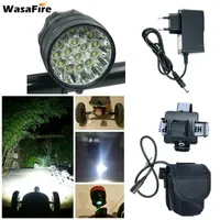 Wasafire 40000 lm 16*T6 LED Bicycle light Cycling Front lamp safety led running Headlight Bike Light luz bicicleta1