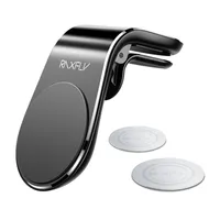 Magnetischer Autotelefonhalter für iPhone Samsung Xiaomi L-Typ Air Vent Mobile Phones Starker Magnet