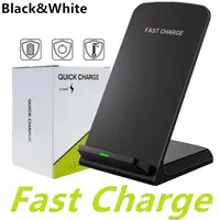 10W Fast Wireless Charger QI Standard Phone Holder Dock Station With Charging Cable For iPhone 13 12 SE2 X XS MAX XR 11 Pro 8 Samsung S20 S10 S9