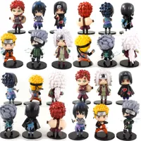 Naruto Action Figures Kakashi Sakura Itachi Obito Gaara Jiraiya PVC Model Figure Dolls Collection Gifts Toys