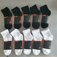Erkek Çorap Yok Spot Teslimat 1 Dozen = 3 Pairs Toptan Moda Kadınlar Ve Erkekler Rahat Yüksek Kaliteli Mektup Nefes 100% Pamuk Spor Ayak Bileği Çorap