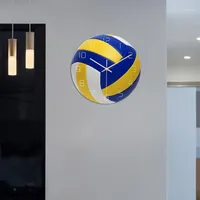 Volleyball Acrylique Silent Wall Clock Horloge Chambre à coucher Salon Anniversaire Cadeaux de Noël Présent pour les enfants Décor Horloges