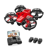Holy Stone HS420 Mini Drone with HD FPV Camera for Kids Adults Beginners, Pocket RC Quadcopter 3 Batteries, Toss to Launch, 220216