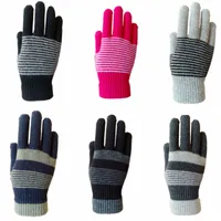 Anti Kälte Five Fingers Glove multi Farben Knitting Winter warme Wolle Herren Handschuhe Fashion Outdoor Proof Wind Sport Mitts 3 5hm Halten Sie L2