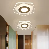 Lugeau LED moderne Lights Acrylique Éclairage intérieur pour salon Corridor Allele Lampes à domicile Fixes décoratives Dropshipping R69